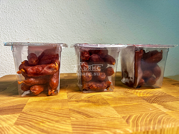 Колбаски МИНИ со вкусом аджики с/к (100 гр) в Красноармейске