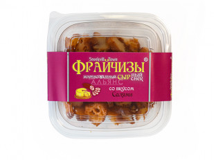 Продукт сырный ПАУТИНКА  Oktobersnack БЕЛАЯ (1 кг): Фрайчизы со вкусом салями (100 гр.)