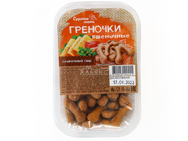 Сурские (ПШЕНИЧНЫЕ) Сливочный сыр (100 гр) в Красноармейске
