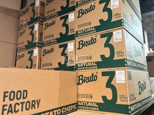 Картофель «Бруто» с солью 130 гр.: Картофель 