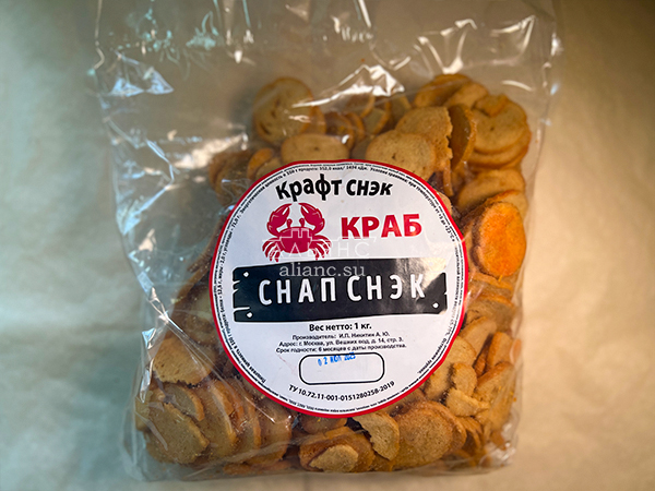 Снапсы ПШЕНИЧНЫЕ "Краб" в Красноармейске