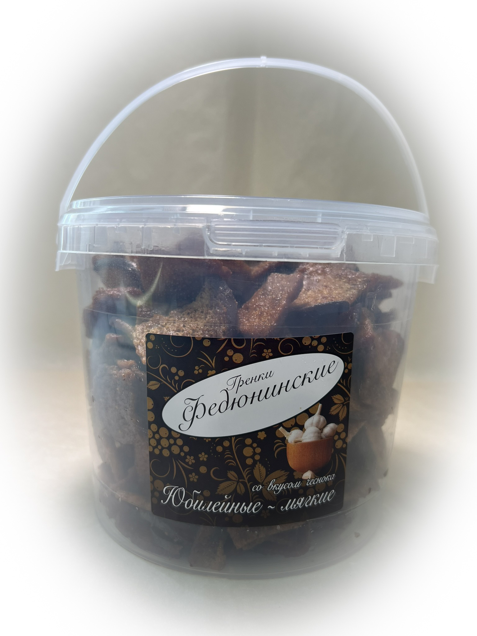 Гренки "ФЕДЮНИНСКИЕ" "Чеснок" (ведро 900 гр.) в Красноармейске