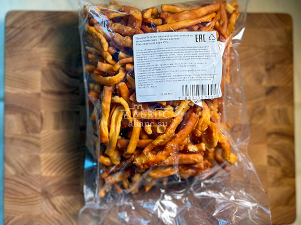 Нитка ЖАРЕНАЯ  Oktobersnack1 кг (сырный продукт) в Красноармейске