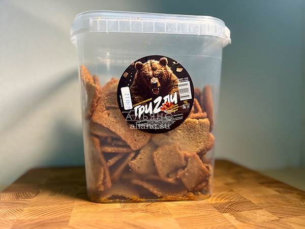 Ведро Ржаные гренки со вкусом Крылышки Барбекю (1 кг) в Красноармейске