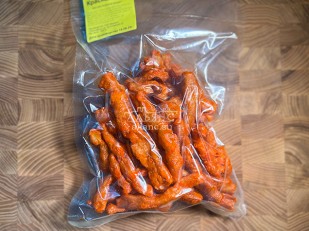 Мясо (АЛЬЯНС) вяленое свинина с халапеньо (50 гр): Жареный сыр СПАГЕТТИ 