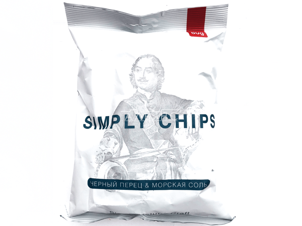 Картофельные чипсы "Simple chips" Морская соль и черный перец 80 гр. в Красноармейске
